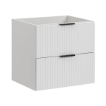 Szafka pod umywalkę 60cm 2 szuflady Biały Mat ADEL WHITE 82-60-B-2S, Comad